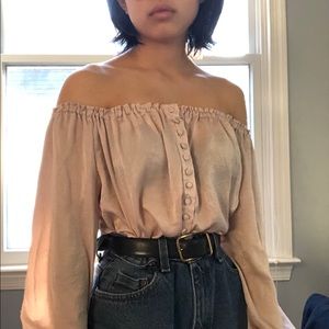 Off the shoulder brandy Melville top